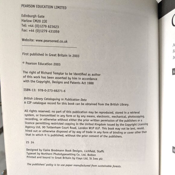 The Rules of Work: A Definitive Code for Personal Success by Richard Templar - Picture 5 of 8